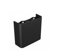 Applique da Parete Quadrata Bidirezionale 4W CCT IP54 Nera Colore Bianco Variabile CCT