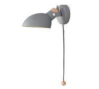 Applique da Parete Regolabile con Interruttore a Tirante, faretto Decorativo da Parete per Camera da Letto Moderna nordica, Design Nordico, Soggiorno, corridoio, Hotel, lampade da Parete, E14, Lu
