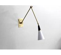 Applique da parete regolabile Sciccoso Light Mid Century Modern Vanity Brass