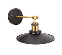 Applique da Parete Retrò Applique da Parete in Ferro Chiaro Applique da Parete per Interni Apparecchio Applique da Parete Vintage Industriale per Bar Caffetteria Corridoio Bronzo 85-265 V E27 / E26