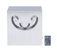 Applique da Parete RGB con Telecomando, Luce Decorativa Quadrata, Segnapasso LED Ktv RGB a 360°, Applique da Parete in Alluminio RGB per Corridoio Corridoio