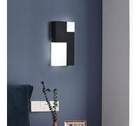 Applique da Parete scandinava nordica, Lampada da Parete Moderna con Paralume in Acrilico da 9 W, AC110-240 V, Luce Bianca/Gialla, Lanterna da Parete per Interni, per corridoio, Balcone, Comodino