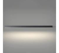 Applique da Parete Semplice Nera, plafoniere in Metallo Alluminio con Paralume in Acrilico, Moderna Lampada da Parete a LED, plafoniera