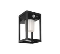 Applique da parete Solare con Sensore Movimento Nera IP54 serie Vimo Colore Bianco Naturale 4.000K