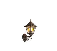 Applique da parete da esterno Imperia up alluminio ruggine H45,5 cm IP45 Ruggine