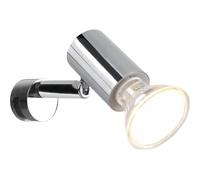 Applique da parete Trio Lorenzo cromo 5x3x10 cm GU10 IP44 5W Cromo