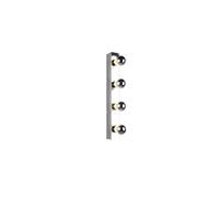 Applique da parete Trio Theatro cromo 60x550x85 mm E27 IP44 10W Cromo