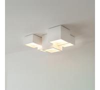 Applique da Soffitto in Gesso Pitturabile 5xGX53 - Serie ESSENZA
