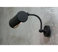 Applique da tavolo nero opaco, stile industriale, 21x23x17 cm, illuminazione elegante e pratica