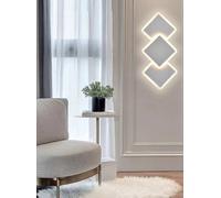 Applique design Moderno a LED Lampada da muro Parete 14W Triplo Rombo 1120 Lumen [EEK: D]