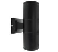 Applique doppia emissione a parete per giardino esterno ip55 portalampada gu10 [EEK: A++]