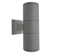 Applique doppia emissione a parete per giardino esterno ip55 portalampada gu10 [EEK: A++]