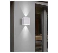 APPLIQUE DOPPIA EMISSIONE LED COB 12W ESTERNO BIANCO LUCE 4000K 3000K 6500K ES46