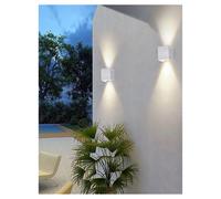APPLIQUE DOPPIA EMISSIONE LED COB 12W ESTERNO BIANCO LUCE 4000K 3000K 6500K ES46