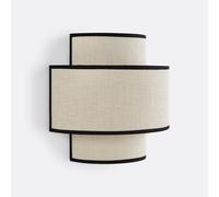 Applique doppia in iuta, Come Beige TU
