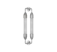 Applique Doppia Umage Lemon Squeeze Corta in Acciaio Lucido