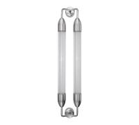 Applique Doppia Umage Lemon Squeeze in Acciaio Lucido Lungo