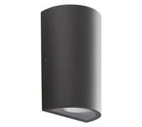 APPLIQUE DOPPIO LED 'TRUMP' 12 W 700 lumen - grigio