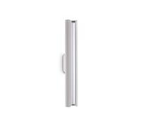 DORICA APPLIQUE A PARETE LED 3000K 8,5W 850 lm BIANCO CANNETTATO