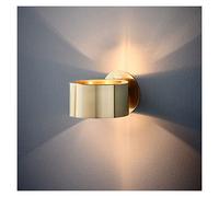 Applique e lampade da Parete Lampada da Parete a LED per Interni a 2 luci, Moderna Lanterna da Parete Mini Lampada da Parete ad Anello in Metallo Applique da Parete Minimalista su e Giù Applique