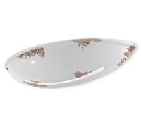 Applique Vintage Ceramica Bianca 2 Luci E14