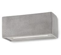 Applique Vintage Vague Vintage Ferro E Ceramica Cemento 1 Luce E27