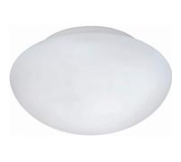 Applique Eglo Ella 81635 1x60W E27 220-240V vetro opaco bianco + metallo Ø23cm