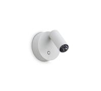 ELF APPLIQUE A PARETE CON PRESA USB-C LED 3000 K 3W 200 lm DIMMERABILE BIANCO ORIENTABILE