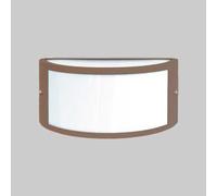 APPLIQUE ENIO Colore Marrone Illuminazione Esterno Alogena