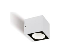 Applique Esterni E Interni In Alluminio Bianco Led 6+6 W 900 Lm 4000K Lula