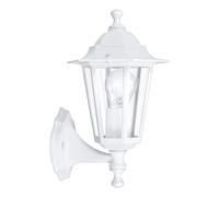 Applique Esterno Classica Laterna 5 Alluminio Bianco 1 Luce E27
