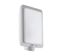 Applique Esterno Classica Mussotto Acciaio E Policarbonato Bianco Led