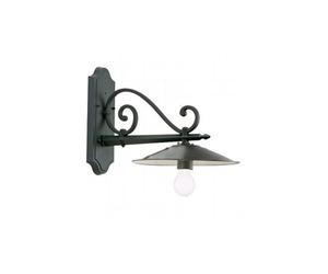 Applique Esterno Contemporanea Antique Alluminio E Porcellana Grigio 1 Luce E27