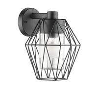 Applique Esterno Contemporanea Canove Metallo Nero 1 Luce E27 [EEK: A++]