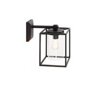Applique Esterno Contemporanea Domus Alluminio E Termoplastica Nero 1 Luce E27 [EEK: A++]