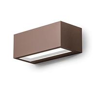 Applique Esterno Gea Led Ruhm Led Ip65 Ges972 Lampada Parete Biemissione Classica