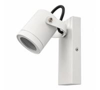Applique Esterno GU10 Coppia 2 Pezzi Orientabile IP44 Bianco Marrone 35W