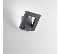 Applique Esterno Moderna Alluminio Antracite Led 12W 3000/4000K Ip54