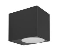 Applique Contemporanea Da Esterno Jabaga 1 Luce Plastica Nero