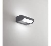 Applique Esterno Moderna Orienta Alluminio Antracite Led 12W 3000K Ip65