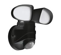 Applique Esterno Moderna Pagino Policarbonato Nero 2 Luci Led [EEK: A++]