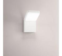 Applique Esterno Moderna Piega Alluminio Bianco Led 20W Dimmerabile Ip65