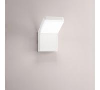 Applique Esterno Moderna Piega Alluminio Bianco Led 20W Dimmerabile Ip65
