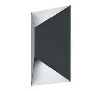 Applique Esterno Moderna Predazzo Metallo Bianco Led