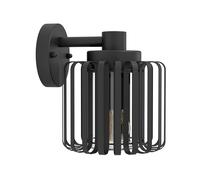 Applique Industrial Selinus Da Esterno 1 Luce Acciaio Nero