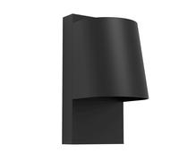 Applique Esterno Moderna Stagnone Alluminio Nero Gu10