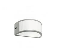 Applique Esterno Moderna Umbe Aperta Color Alluminio E Termoplastica 1 Luce E27 [EEK: A++]