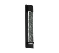 Applique Esterno Moderna Villagrazia Alluminio Nero Led H40Cm [EEK: A++]