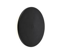 Applique Esterno Moderno Aurora Plastica Nero Led Integrato 2,6W 2700K [EEK: A++]