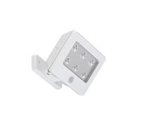 Applique Esterno Moderno Lero Outdoor Plastica Bianco Led Integrato 2,9W 6500K